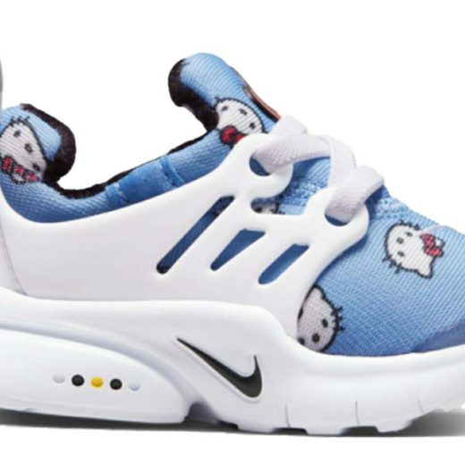 ナイキ プレスト 青色 ブルー 黒色 ブラック 白色 ホワイト エア ハローキティー 【 NIKE AIR PRESTO HELLO KITTY (2022) (TD) / UNIVERSITY BLUE BLACK WHITE 】