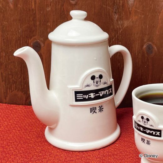 ティーポット 670ml ミッキーマウス 喫茶 磁器 （ 紅茶ポット 急須 ストレーナー 茶こし ティーサーバー 紅茶 お茶用品 レトロ ティーウェア コーヒー ティータイム ミッキー ディズニー キャラクター ） 【3980円以上送料無料】