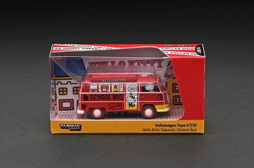 T64S-010-HK ターマックワークス 1/64 VW Type II （T2） Bus Hello Kitty