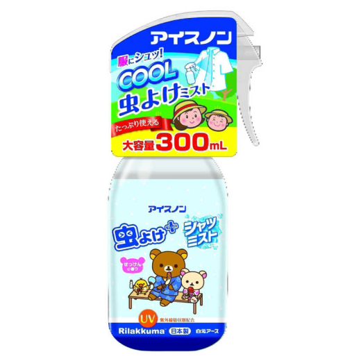 白元　アイスノン シャツミスト 虫よけプラス リラックマ大容量300ml アイスノン