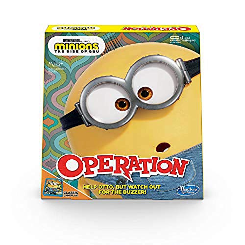 ボードゲーム 英語 アメリカ 海外ゲーム Monopoly Operation Game: Minions: The Rise of Gru Edition Board Game for Kids Ages 6 and Up; Classic Operation Gameplay; for 1 or More Playersボードゲーム 英語 アメリカ 海外ゲーム