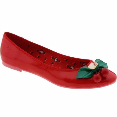 レディース ジャスミン 赤 レッド ハローキティー スニーカー 【 HELLO KITTY WOMENS JASMIN (RED) / RED 】