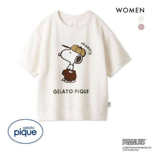 ジェラートピケ gelato pique レディース 【PEANUTS】SNOOPY ジャガードプルオーバー ジェラピケ パジャマ ルームウェア 全2色