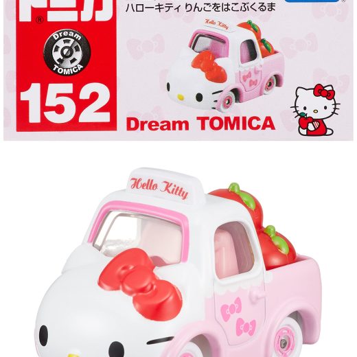 タカラトミー『 トミカ ドリームトミカ No.152 ハローキティりんごをはこぶくるま 』 ミニカー 車 おもちゃ 男女両用 3歳以上 箱入り 玩具安全基準合格 STマーク認証 TOMICA TAKARA TOMY