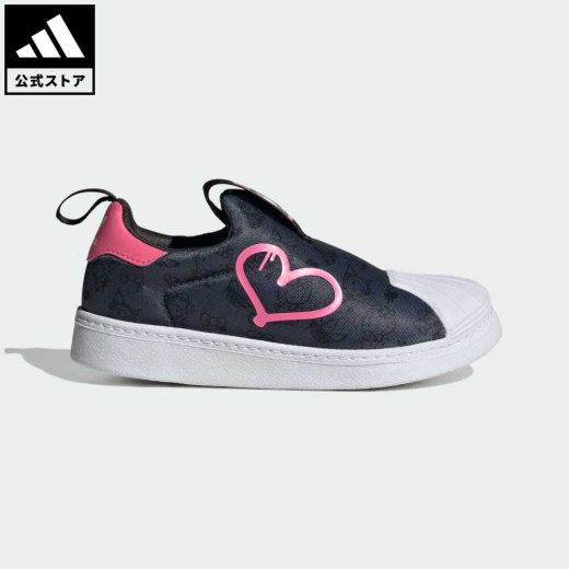 【公式】アディダス adidas 返品可 アディダス オリジナルス × ハローキティ&フレンズ SST 360 キッズ / adidas Originals × Hello Kitty and Friends SST 360 Kids オリジナルス キッズ／子供用 シューズ・靴 スニーカー グレー IF3554 ローカット