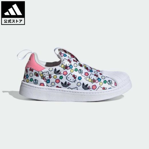 【公式】アディダス adidas 返品可 アディダス オリジナルス × ハローキティ SST 360 キッズ / adidas Originals × Hello Kitty SST 360 Kids オリジナルス キッズ／子供用 シューズ・靴 スニーカー 白 ホワイト IG5666 ローカット