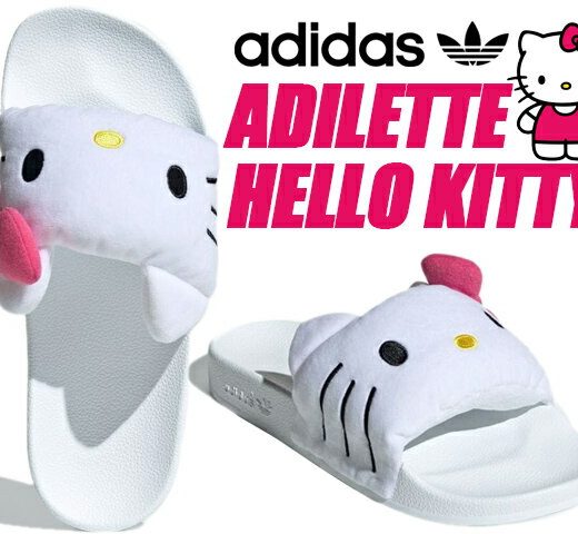 adidas ADILETTE HELLO KITTY FTWWHT/CBLACK/PINKFUS ig8419 アディダス オリジナルス x ハローキティ アディレッタ サンダル SANDAL SLIDES サンリオ レディース メンズ スライド