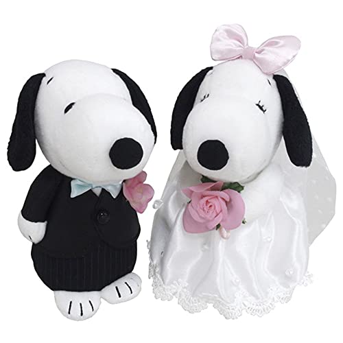 吉徳 SNOOPY(スヌーピー) スヌーピー&ベル ウェディング 洋風 ぬいぐるみ 182074