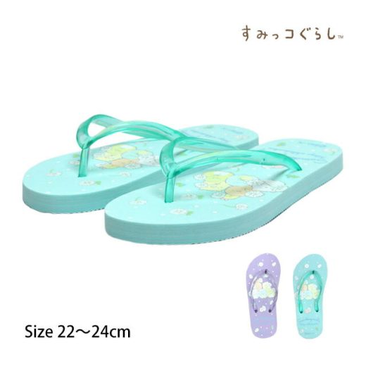 【スーパーSALE 37%OFF】ビーチサンダル 女の子 すみっコぐらし キッズ ジュニア ビーサン 子供 22cm 23cm 24cm