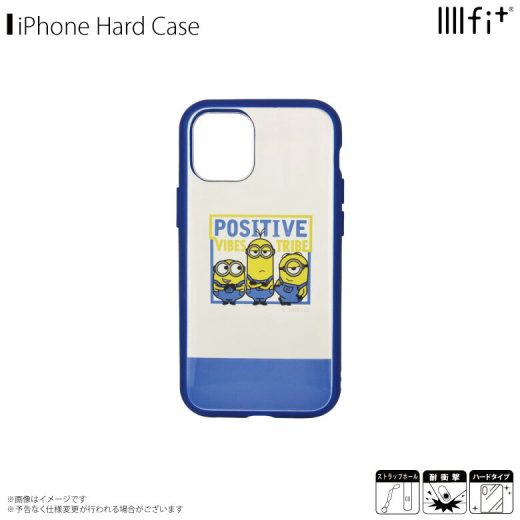 iPhone12 mini ケース ハードケース ミニオン MINI-221A【8907】 怪盗グルー ミニオンズ キャラクター IIII fit Clear 耐衝撃 ラウンド形状 ストラップホール付き ポジティブグルマンディーズ