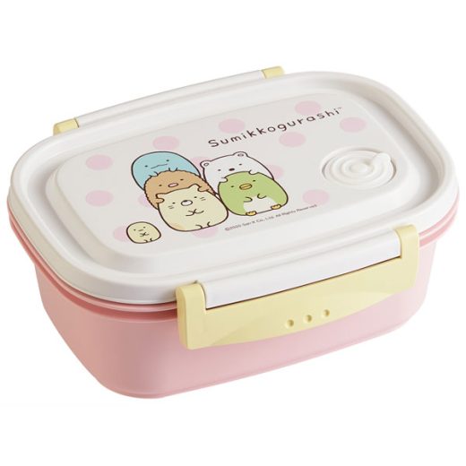 ラク軽弁当箱 M 550ml すみっコぐらし/すみっこ すみっこぐらし グッズ 弁当箱 1段 ランチボックス 食洗機対応 電子レンジ対応 軽い 軽量 仕切り付き 冷凍 日本製 かわいい 女子 子供用 女の子 スケーター