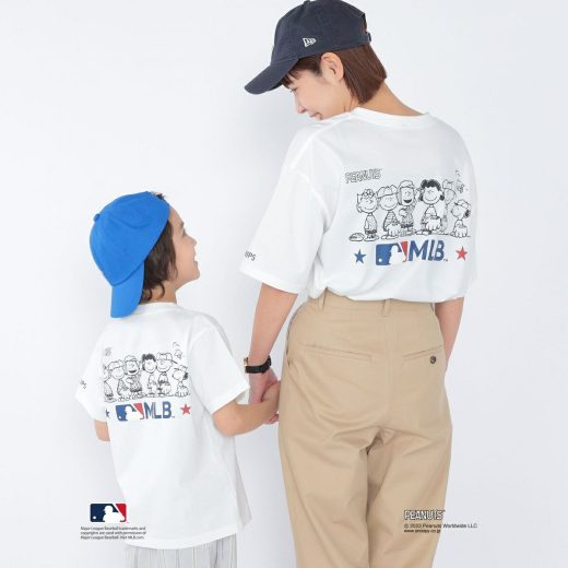 SHIPS KIDS:100～170cm / スヌーピー×MLB TEE／シップス（SHIPS）