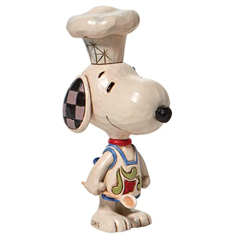 エネスコ Enesco 置物 インテリア 海外モデル アメリカ Enesco Jim Shore Peanuts Chef Snoopy Miniature Figurine, 4 Inch, Multicolorエネスコ Enesco 置物 インテリア 海外モデル アメリカ