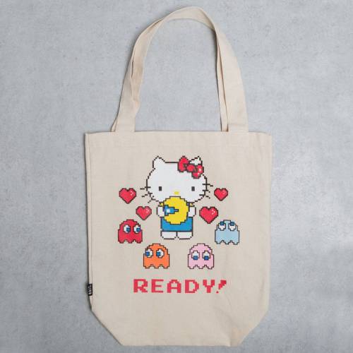 ベイト バッグ ハローキティー メンズ 【 BAIT X SANRIO PAC-MAN HELLO KITTY TOTE BAG (TAN) / TAN 】 メンズバッグ