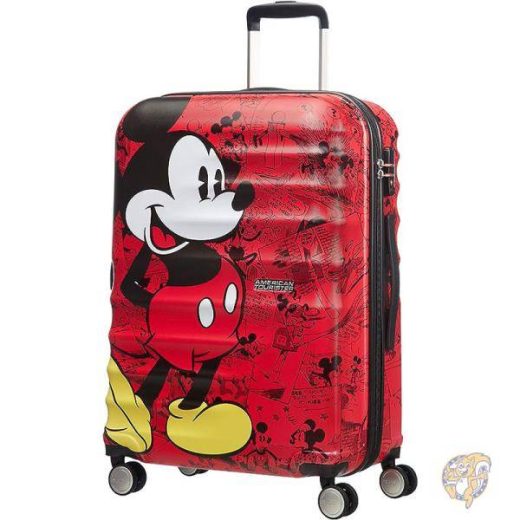 ディズニー ミッキーマウス スーツケース 赤 85670/6976 AMERICAN TOURISTER アメリカンツーリスター