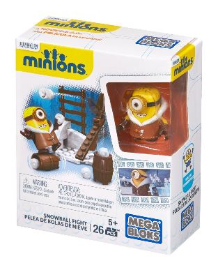 ミニオンズ メガブロック ミニオン Mega Bloks スノーボウル ファイト Minions Snowball Fight 【 組み立て ブロック おもちゃ 玩具 ミニオンズ 南極 雪玉 ランチャー 】 【並行輸入品】