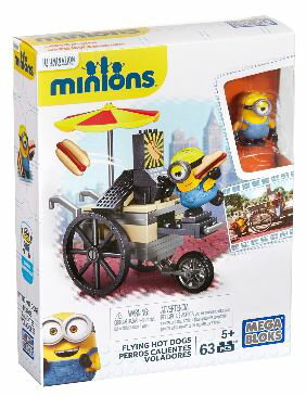 ミニオンズ メガブロック ミニオン Mega Bloks フライング ホットドッグ Minions Flying Hot Dogs 【 組み立て ブロック おもちゃ 玩具 ミニオンズ フィギュア スクーター ケビン ブラスター銃 的 道路標識 】 【並行輸入品】