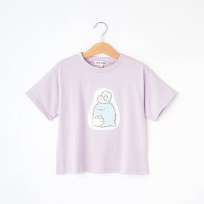 シューラルー キッズ SHOO・LA・RUE／Kids 【すみっコぐらし】スパンコールTシャツ （ラベンダー(080)）