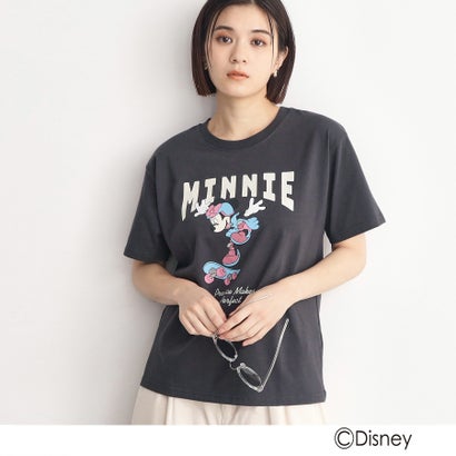 ザ ショップ ティーケー (ウィメン) THE SHOP TK(Women) 【ミッキーマウス＆ミニーマウス】Tシャツ （チャコールグレー(114)）