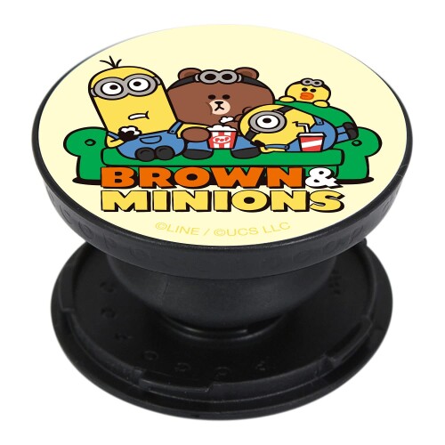 グルマンディーズ BROWN&MINIONS POCOPOCO ソファ MINI-283B ベージュ