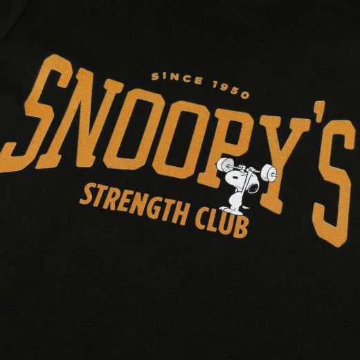 (ピーナッツ) Peanuts オフィシャル商品 メンズ スヌーピー Strength Club 半袖 Tシャツ トップス 【海外通販】