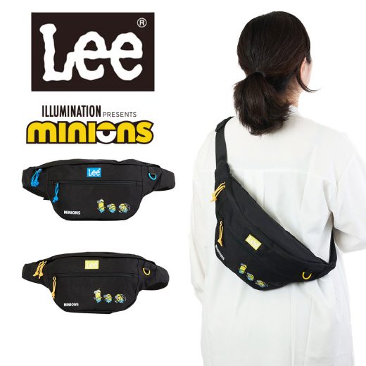 Lee リー ボディバッグ ミニオン minion コラボ バッグ ブランド ウエストバッグ ショルダーバッグ 人気 ブランド かっこいい シンプル 大人 おしゃれ キャラクター ミニオンズ minions 320-30031