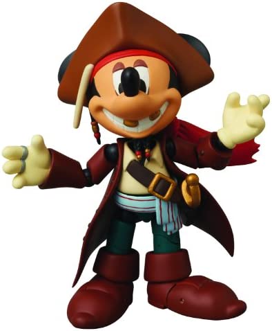 MAF MICKEY MOUSE (JACK SPARROW Ver.)(ノンスケール ABS&ATBC-PVC塗装済みアクションフィギュア)【沖縄県へ発送不可です】