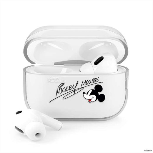 AirPods Pro(第2/1世代)用 抗菌ソフトケース ミッキーマウス Disney ディズニー キャラクター PGA PG-DAPP2TP01MKY