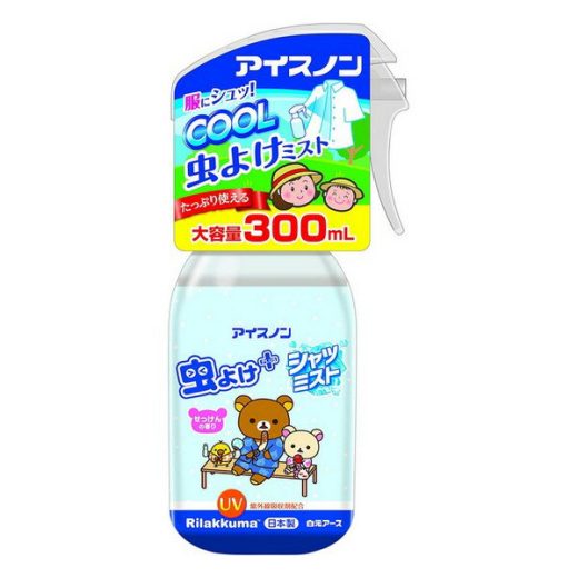 《白元アース》 アイスノン シャツミスト 虫よけプラス リラックマ 大容量 300mL