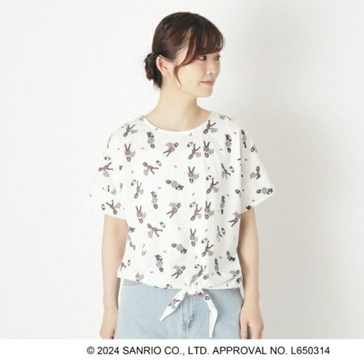 【Hello Kitty×LAURA ASHLEY】コラボTシャツ／ローラ アシュレイ（LAURA ASHLEY）