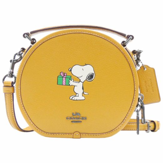 コーチ バッグ CF290-QBRQD COACH×PEANUTS スヌーピー コラボ キャンティーン クロスボディ・スヌーピー プレゼント モチーフ フラックスマルチ レディース 新品