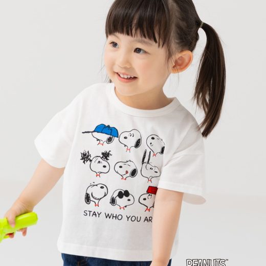 PEANUTS ＜ピーナッツ＞スヌーピー半袖Tシャツ チルツー トップス カットソー・Tシャツ