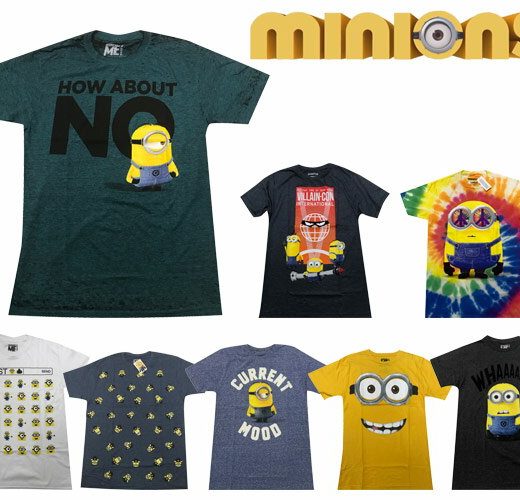 Minions (ミニオンズ) - メンズ 半袖Tシャツ プリント 映画 アメコミ 怪盗グルー