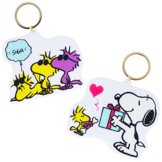 スヌーピー アクリルキーホルダー (PEANUTS WOODSTOCK & SNOOPY)