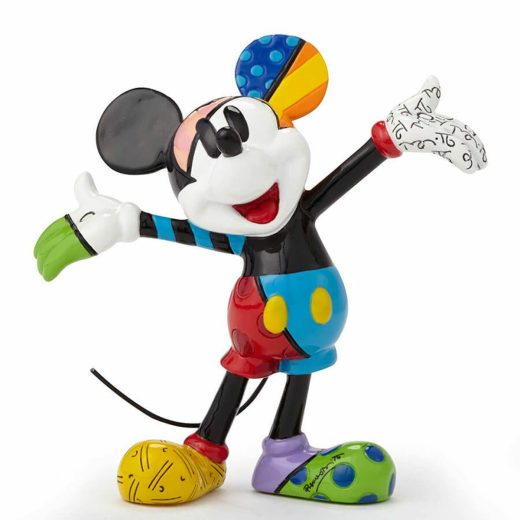 ロメロ ブリット Romero Britto ディズニーブリット Disney by BRITTO フィギュア 人形 置物 ミッキー レトロ ミニフィギュア 4049372 ミッキーマウス 新品