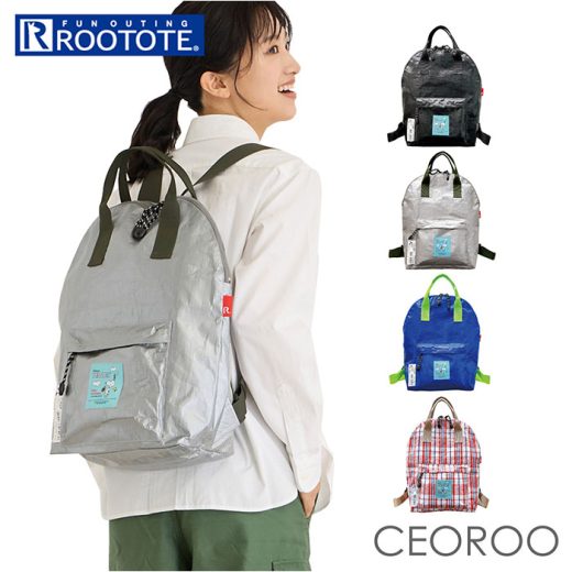 ルートート スヌーピー リュック 楽天 デイパック リュックサック バックパック ROOTOTE 8581 レジャーシート素材 撥水 A4 折りたたみ 旅行 アウトドア おしゃれ かわいい PEANUTS ピーナッツ CEOROO セオルー レディースバッグ