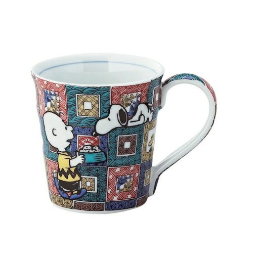 当日出荷 マグ (石畳) (単品) SNOOPY スヌーピー 九谷焼 〈SN363-11〉 山加商店 スヌーピー マグカップ スヌーピー グッズ 大人 食器 マグ