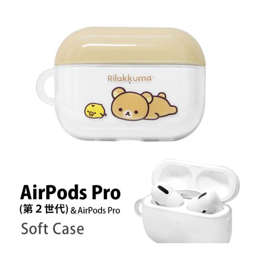 【10%OFFクーポン:11日01:59まで】 リラックマ AirPods Pro 第2世代 TPUケース ソフトカバー クリアケース Air Pods pro キイロイトリ チャイロイコグマ Rilakkuma エアーポッズPro Air Pods プロ ソフト ケース かわいい オシャレ 透明 ソフト