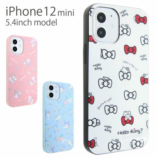 iPhone 12 mini ケース サンリオ ソフト ケース かわいい スマホケース iPhone 12mini カバー ジャケット キティちゃん シナモン マイメロディー ソフトケース アイフォン 12 ミニ アイホン 12ミニ キャラクター スリム かわいい