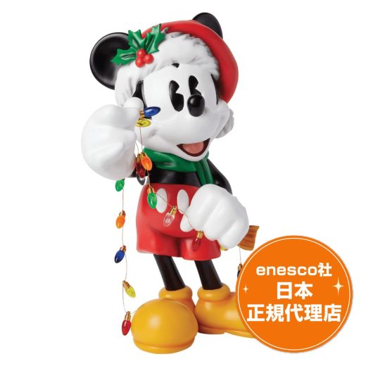 ミッキーマウス 31cm ディズニー ショーケース フィギュア デビットパチェコ Holiday Big Fig Mickey エネスコ 正規代理店