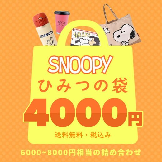 スヌーピー 福袋 キャラクター ふくぶくろ ひみつの袋 ふくろ おしゃれ snoopy キャラ SNOOPY PEANUT レディース プレゼント おすすめ スヌーピーグッズ スヌーピー好き おしゃれ ふくぶくろセット キャラセット 小学生