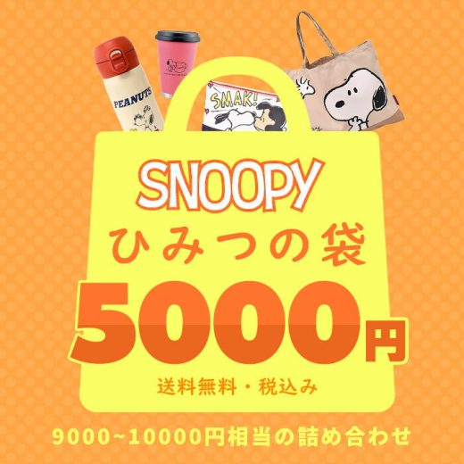 スヌーピー 福袋 キャラクター ふくぶくろ ひみつの袋 ふくろ おしゃれ snoopy キャラ SNOOPY PEANUT レディース プレゼント おすすめ スヌーピーグッズ スヌーピー好き スヌーピーアイテム ハッピーバッグ ピーナッツ トート タンブラー