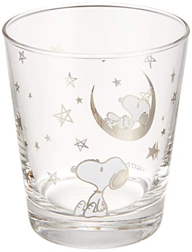 大西賢製販 PEANUTS スヌーピー GLASS STAR シルバー 260ml SNOOPY グラス PA-801 761835 Ф80×H90mm