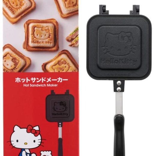 スケーター(Skater) ホットサンドメーカー かわいい焼き上がり 直火 アルミ製 ハロー キティ お手入れ簡単 ALHOS1-A