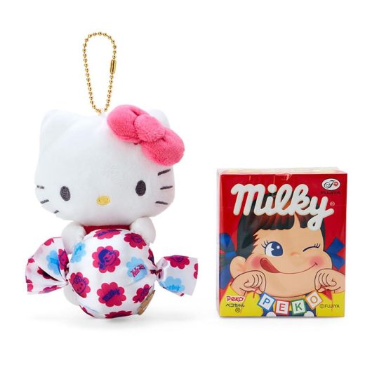 サンリオ(SANRIO) サンリオ 菓子セット ハローキティ キティちゃん hello kitty ミルキー&マスコットホルダー 12×11×7cm ミルキーコラボ キャラクター 032778 SANRIO