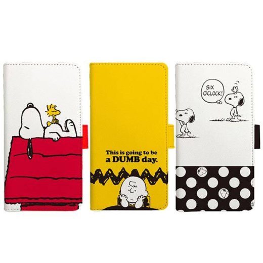 汎用スマートフォンケース スマホケース スマホカバー 手帳型 PEANUTS ピーナッツ スヌーピー 手帳型 スマートフォンカバーM+ キャラクター マルチ対応 フリップカバー かわいい 人気 SNOOPY グルマンディーズ SNG-210