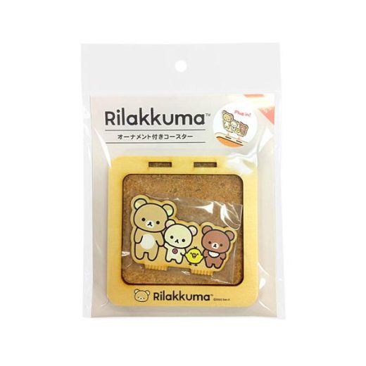 リラックマ オーナメント付きコースター（スクエア） RK682B 4961971502053 Rilakkuma メール便 【送料無料ライン対応】-SSS