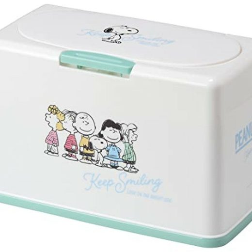 スケーター 抗菌 マスクストッカー リフトアップ式 SNOOPY(2個セット)