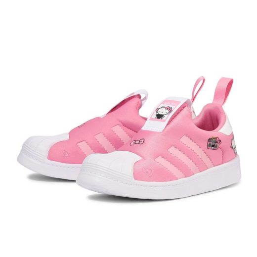 キッズ 【ADIDAS】 アディダス 17-21 SST 360 C SST 360（ハローキティ） IF3558 PINK/FTWR/BLIS