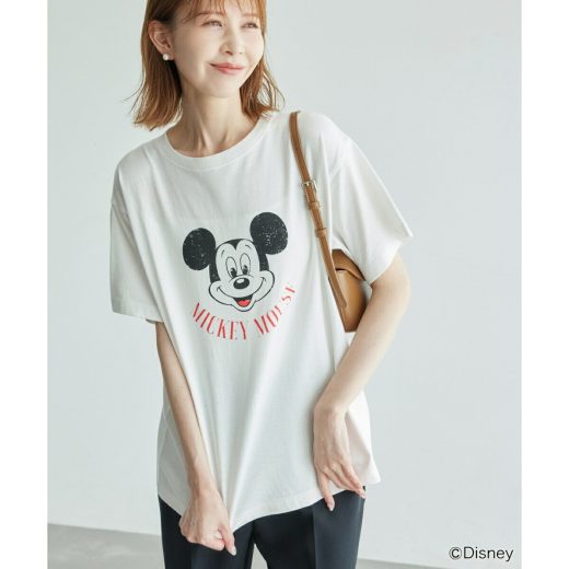 MICKEY MOUSE/プリントTシャツ／ロペピクニック（ROPE' PICNIC）